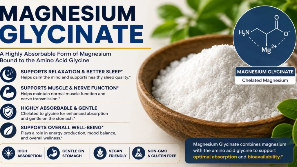 YuSleep Review (2026): Does This Natural Sleep Supplement Really Work? 5 Yu Sleep Ingredients Magnesium Glycinate (1)