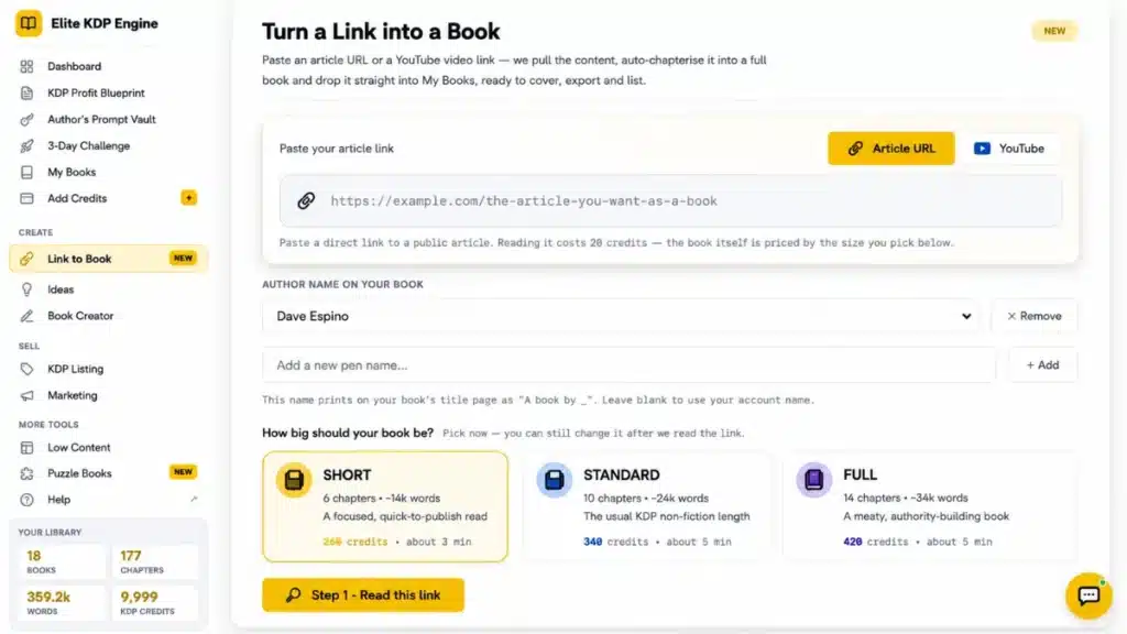 Elite KDP Engine Reviews 2026: Honest Review, Features, Pricing & Is It Worth Buying? 4 How Does Elite KDP Engine Work step 1